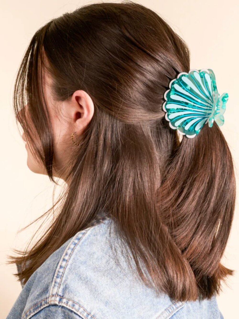 Seashell Shape Up Claw Clip